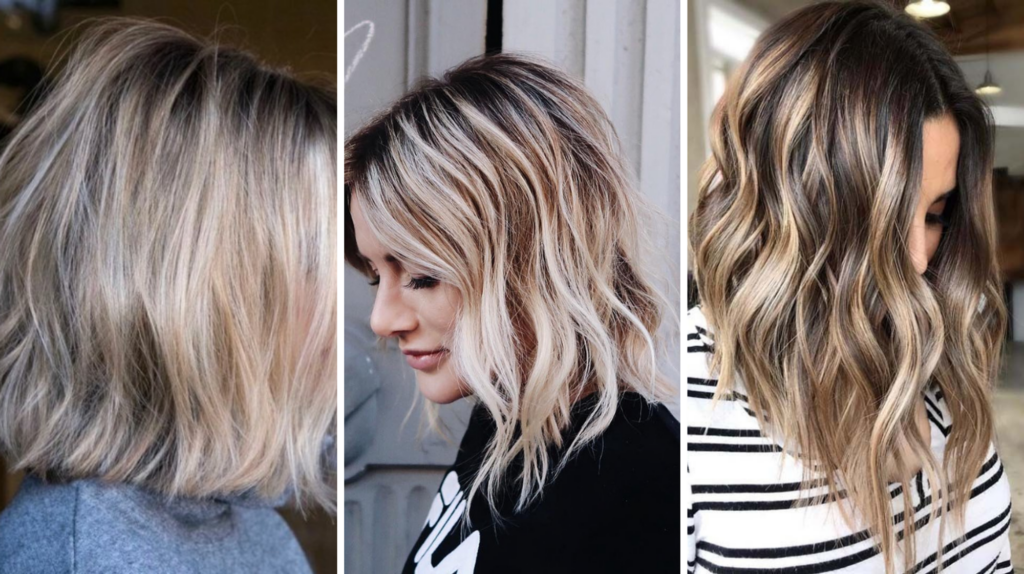 Blonde Highlights on Short Brown Hair