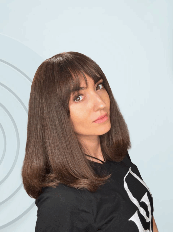 Chocolate Delight - Slavic Human Hair Wig - Image 3