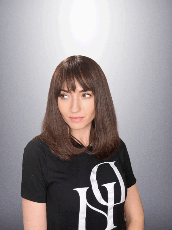 Chocolate Delight - Slavic Human Hair Wig - Image 2