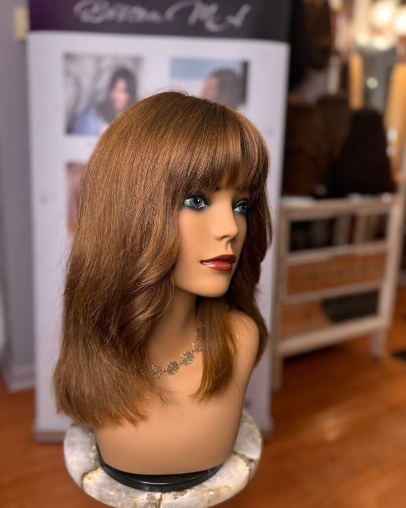 Ginger Cascade Silk top jewish wig