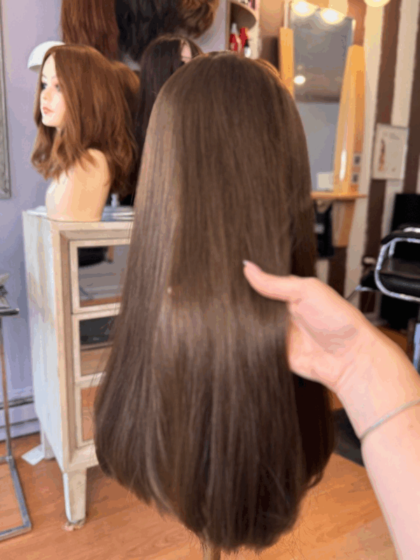Long #4 wigs in boston by dh estetika