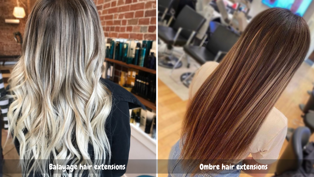 Balayage and Ombre Human Hair Extensions Tape In