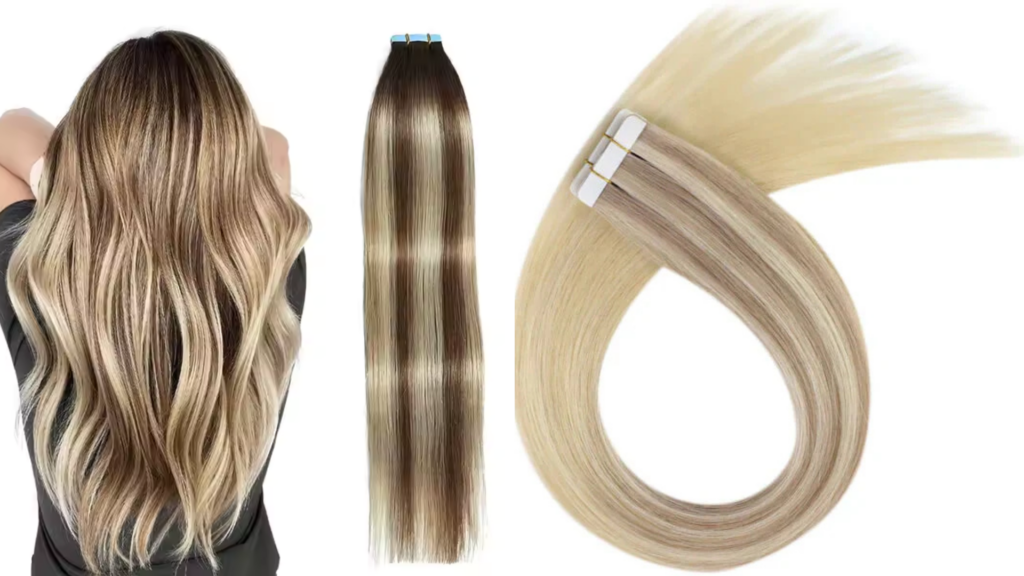 Boston Hair Salon - human hair extension tape in - Example