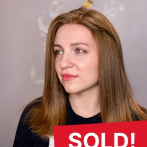 Classy Chestnut – 13-Inch Slavic Hair Wig with Lace Front & Warranty SOLD