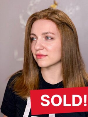 Classy Chestnut – 13-Inch Slavic Hair Wig with Lace Front & Warranty SOLD