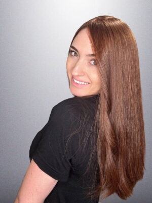 slavic human hair wig-fiery ginger in :Boston Hair Salon