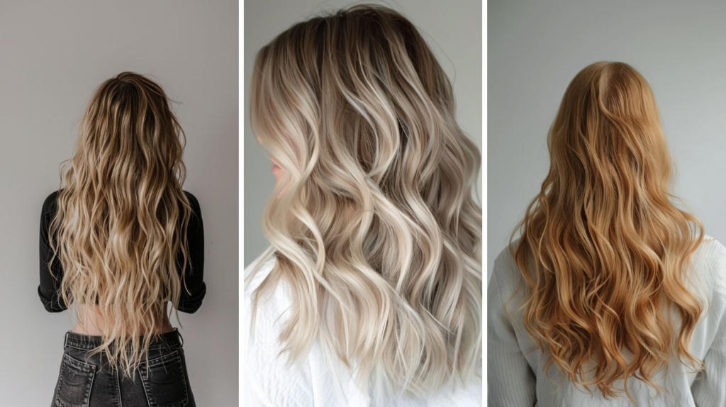 hair extension human  -blonde