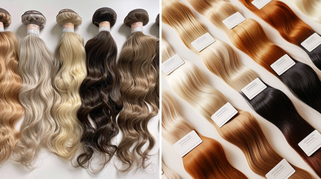 hair extension human hairs