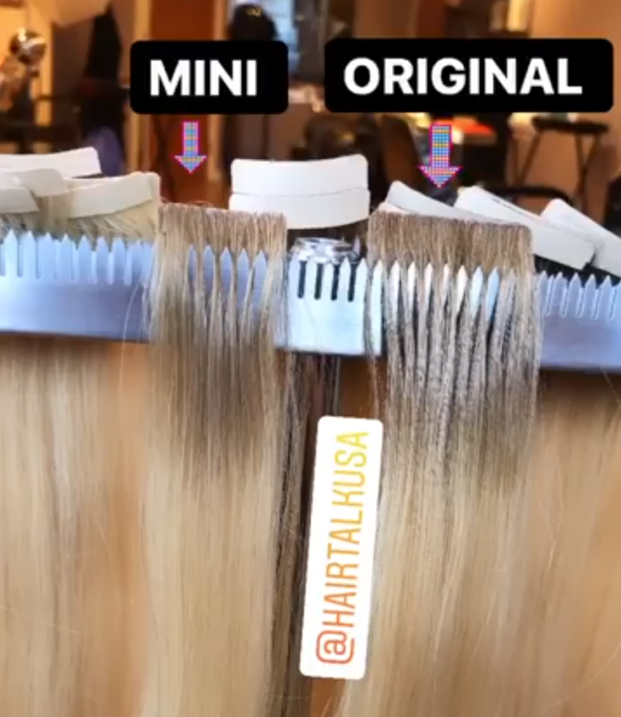 tape hair extensions russian - mini and original