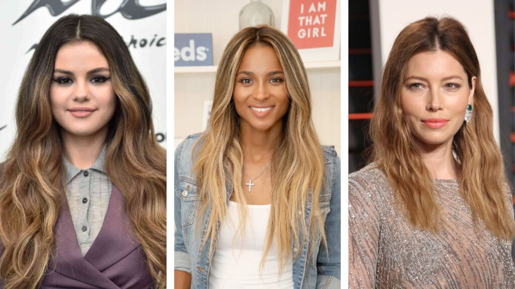 Celebrity Blonde Highlights on Brown Hair- Boston Hair Salon