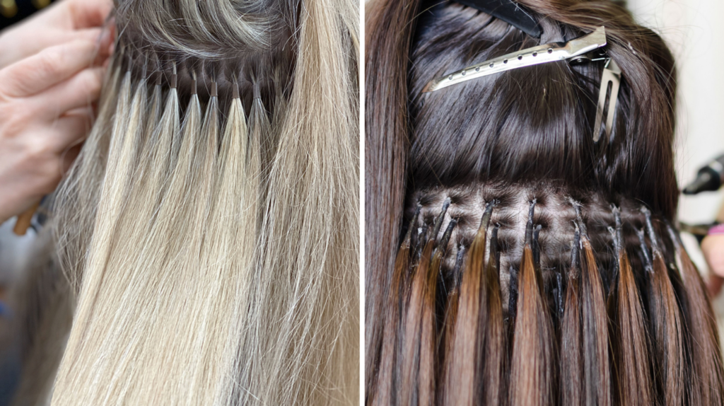 Fusion and Microlink Hair Extensions